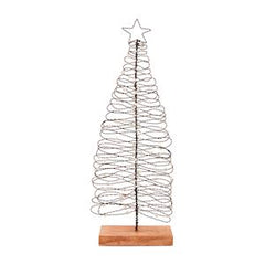 Beaded Wire Tree Sitter
