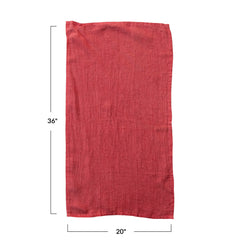 Oversized Stonewashed Linen Tea Towel