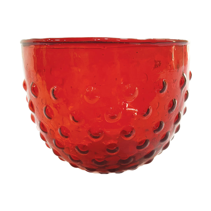 Glass Hobnail Bowl
