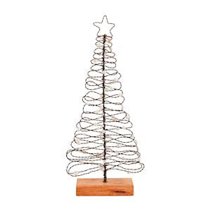 Beaded Wire Tree Sitter