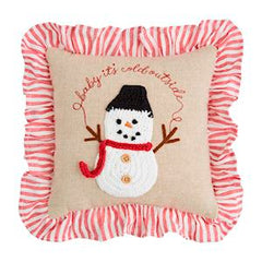 Mini Crochet Christmas Pillows