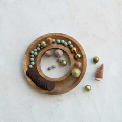 Mango Wood Ring Shaped Serving Tray