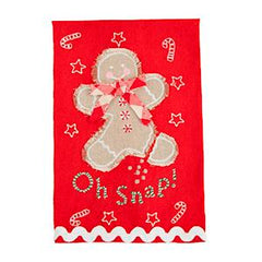 Gingerbread Embroidered Towels