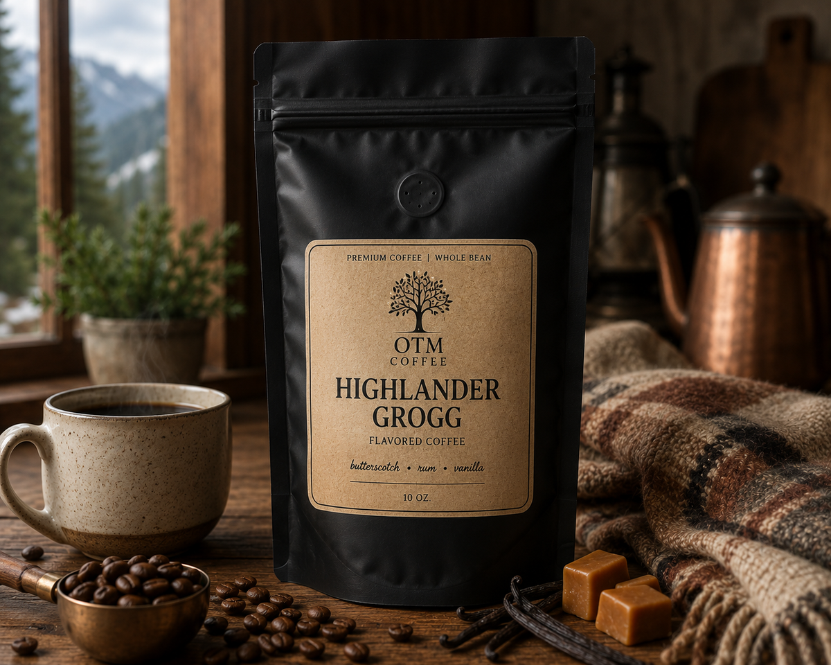 Olive Tree Marketplace Highlander Grogg coffee lifestyle photo