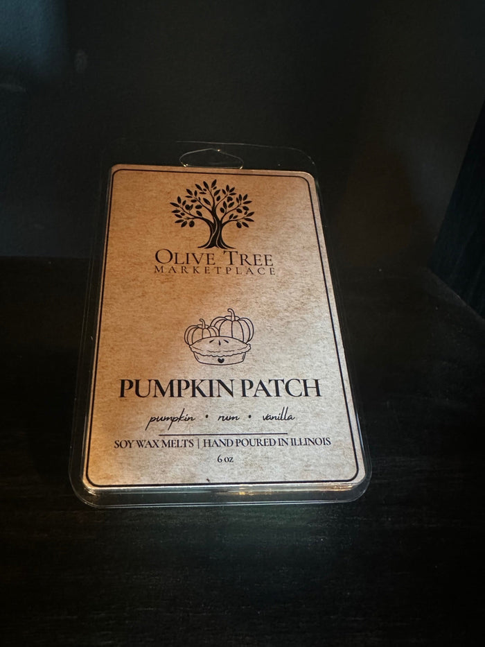 Olive Tree Marketplace Pumpkin Patch 6 oz soy wax melt