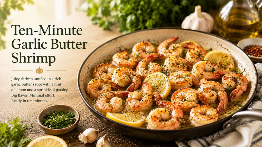 Ten-Minute Garlic Butter Shrimp