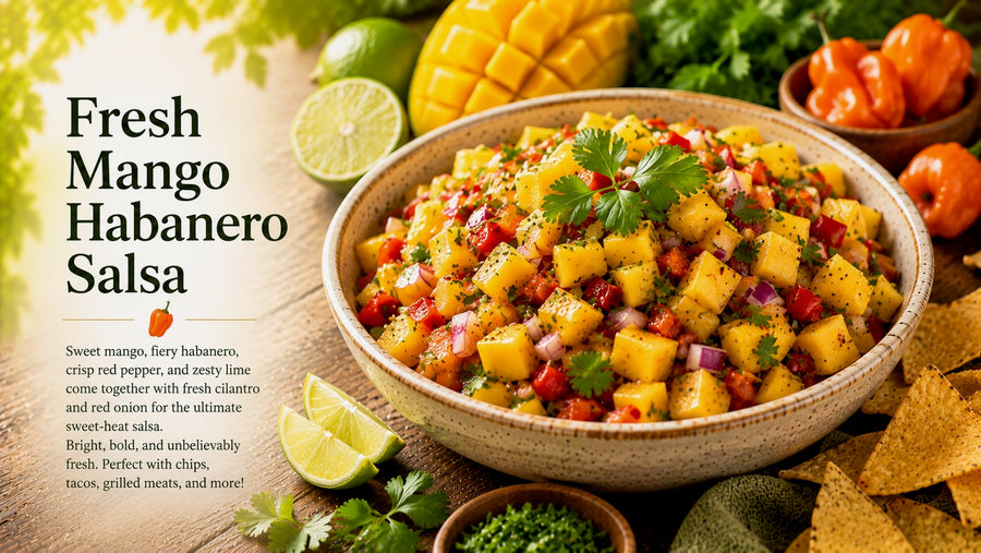 Fresh Mango Habanero Salsa
