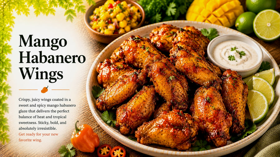Mango Habanero Wings