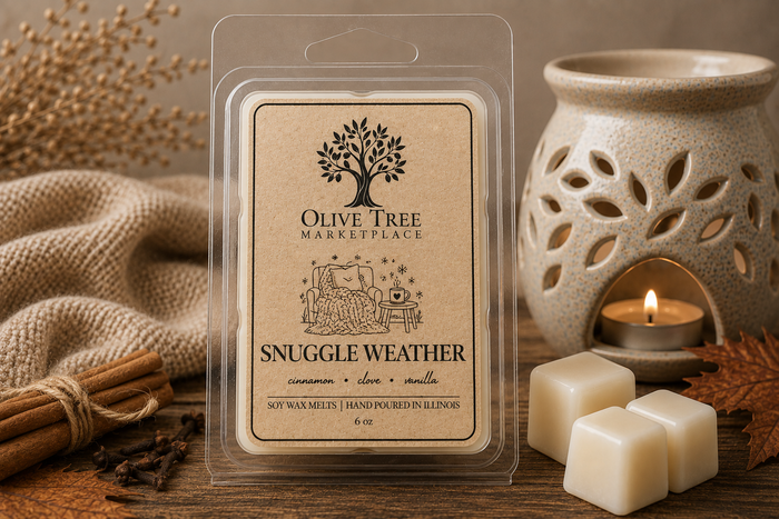Olive Tree Marketplace Snuggle Weather 6 oz soy wax melt