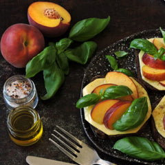 Peach Basil - White Balsamic Vinegar
