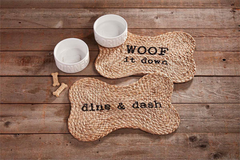Dinner & Drink Dog Bowl Set