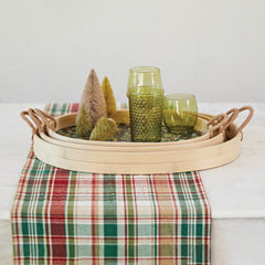 Woven Cotton Table Runner
