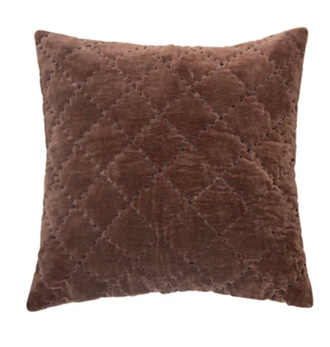 Quilted Velvet Pillow
