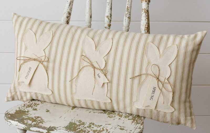 Bunnies, Spring Has Sprung Pillow
