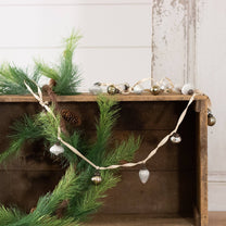 Mini Mercury Glass Ornament Garland