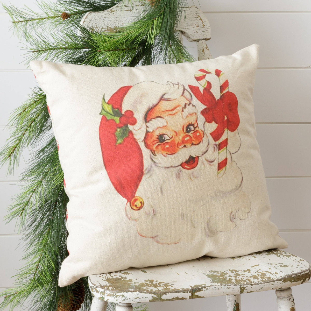 Retro Santa Pillow