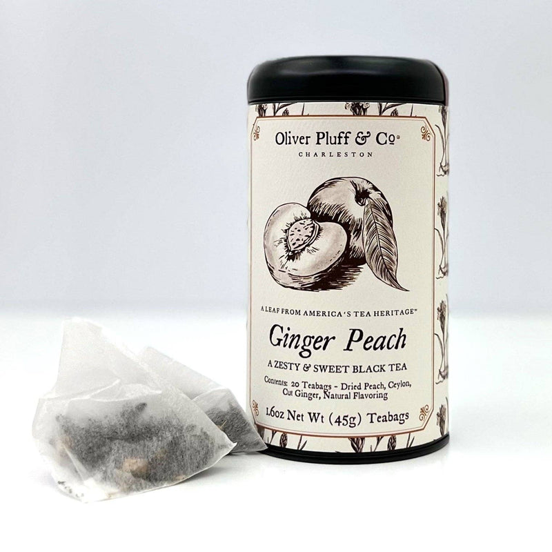 Ginger Peach Tea - 20 Teabags in Signature Tea Tin