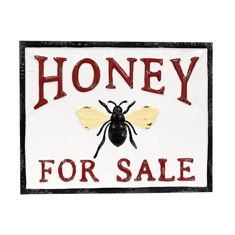 Honey For Sale Vintage Metal Wall Plaque