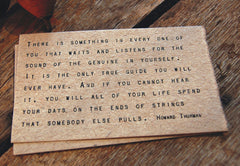 Gathered Thoughts Paper Notecard