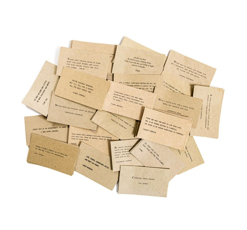Gathered Thoughts Paper Notecard