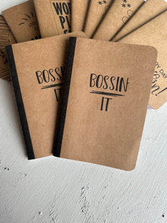 Kraft Paper Motivational Notebook