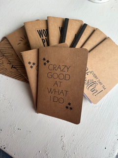Kraft Paper Motivational Notebook