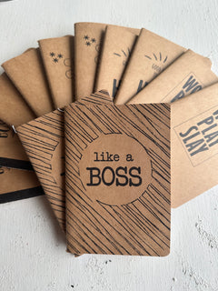 Kraft Paper Motivational Notebook