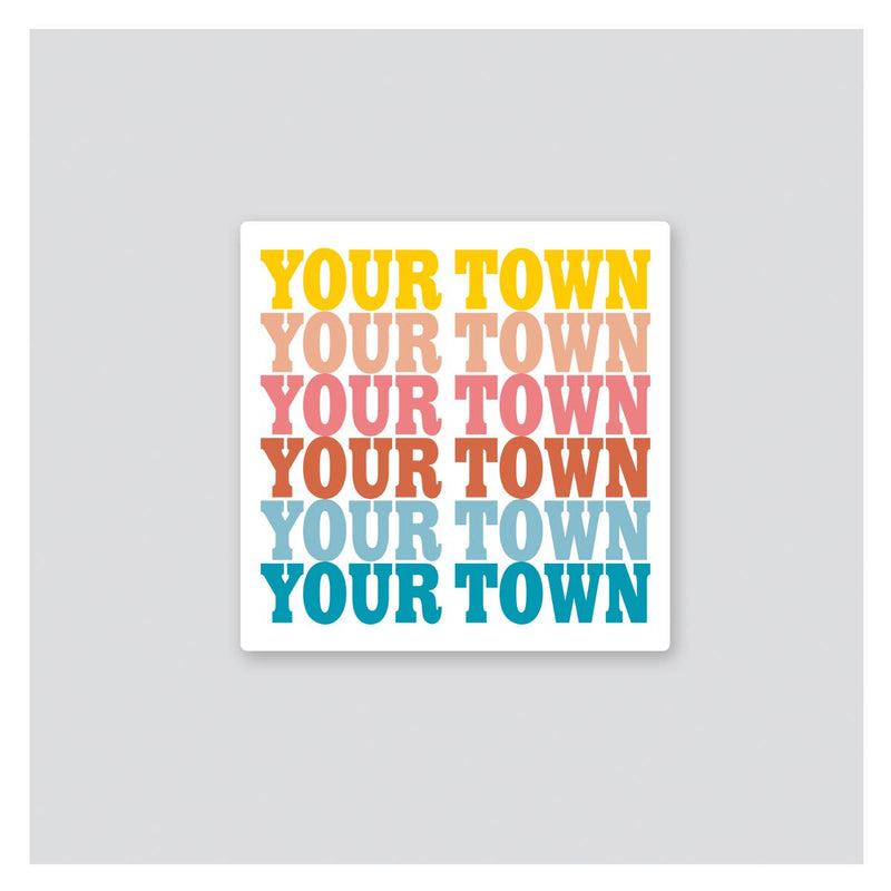 Casey Illinois Retro Sticker