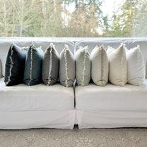 Fringe Pillows Square
