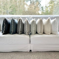 Fringe Pillows Square