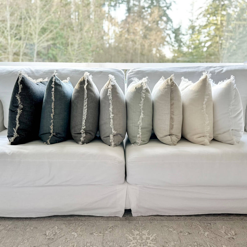 Fringe Pillows Square