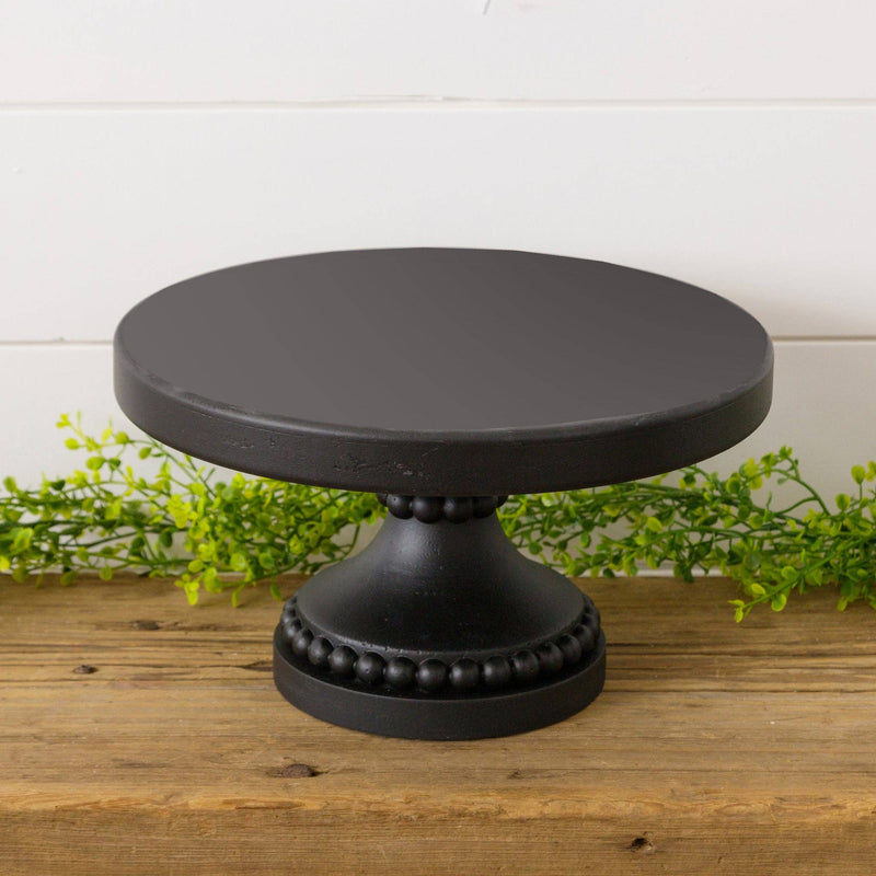Matte Black Riser With Beaded Base