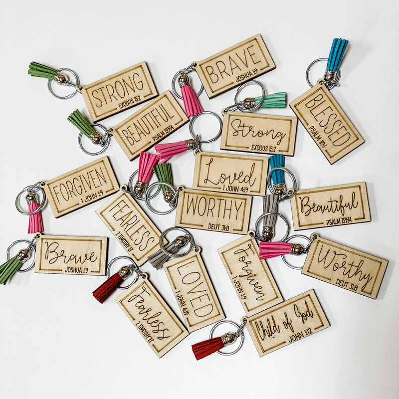 Promises inspirational Keychains