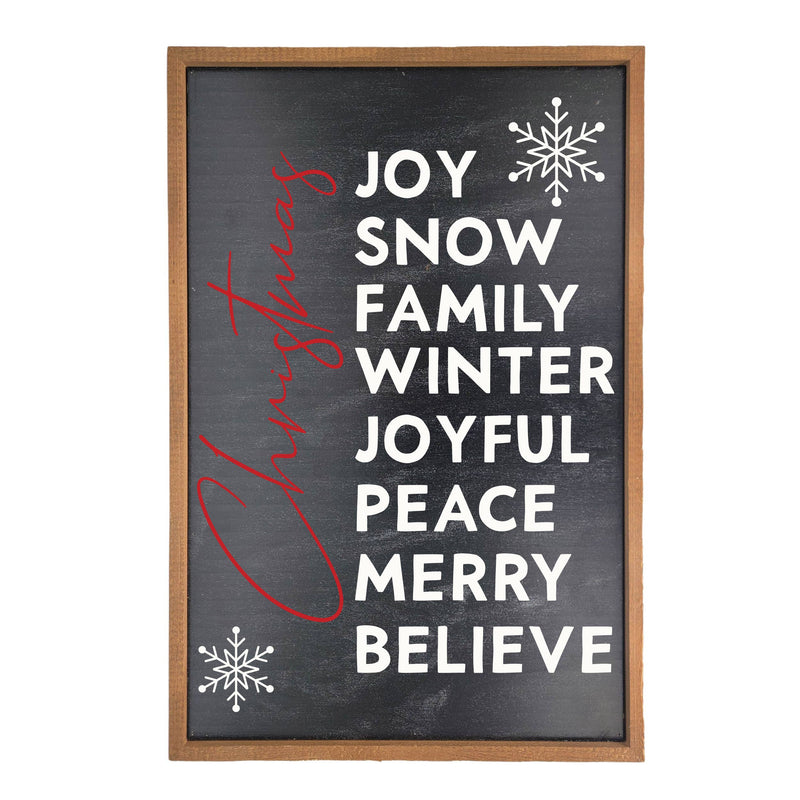 Christmas List Holiday - Sign