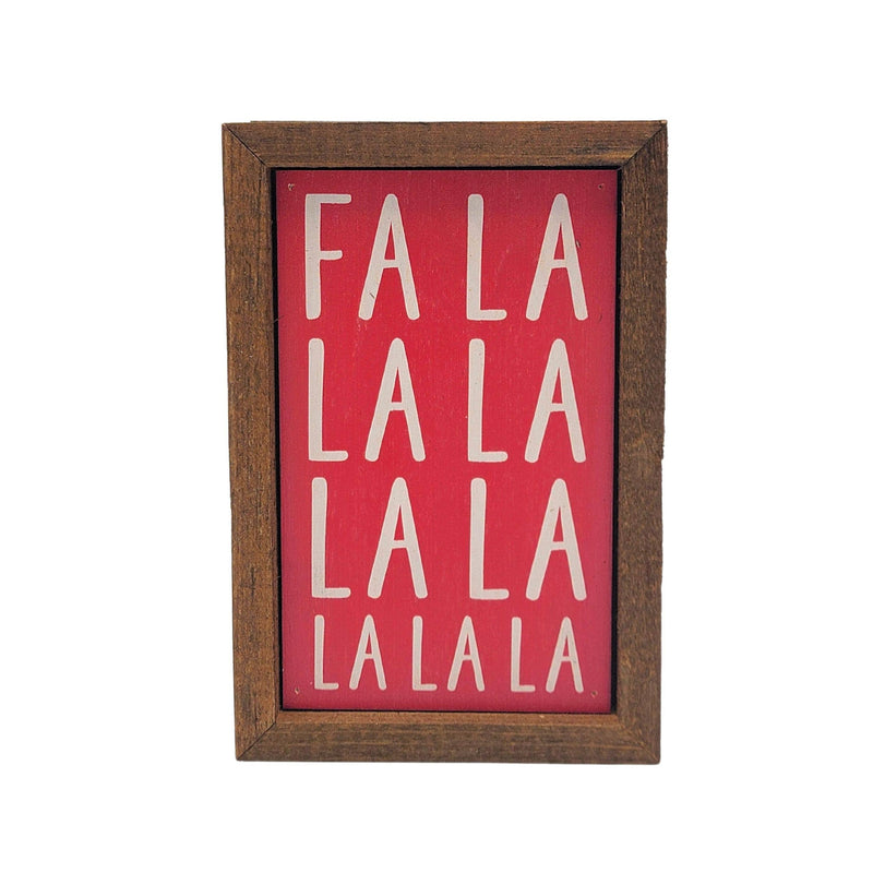 Fa La La - Wall Accent Sign