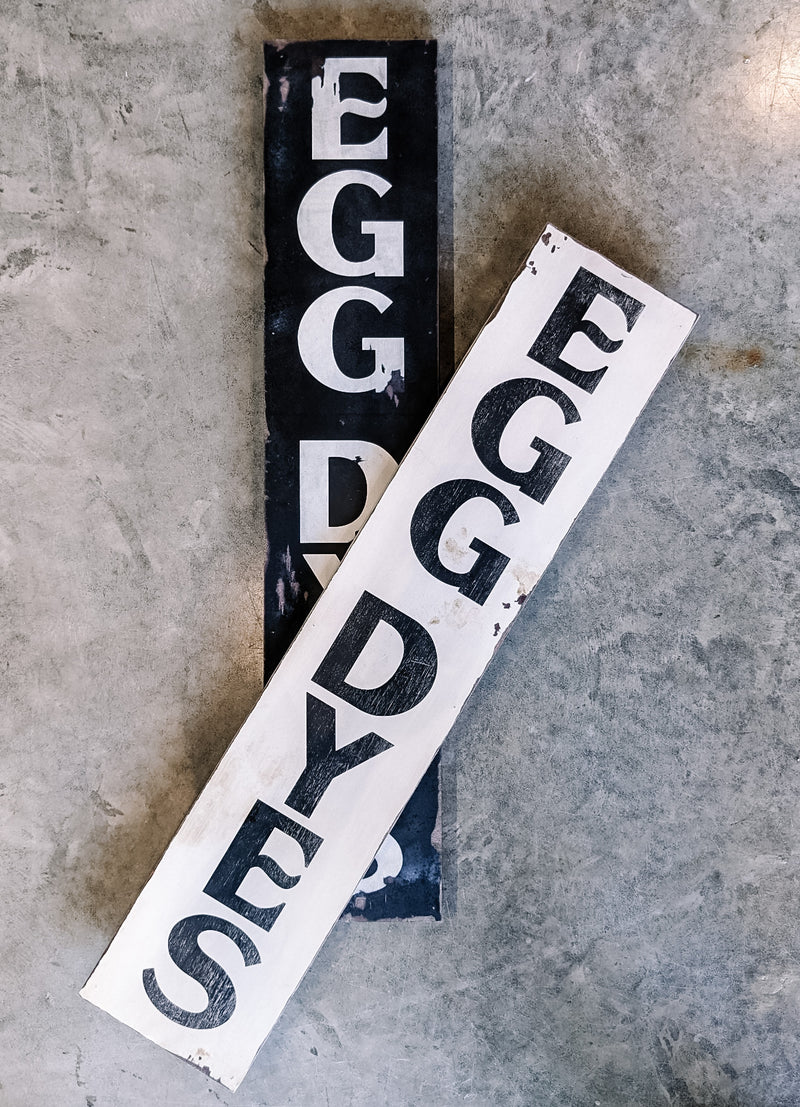 Egg Dyes Sign